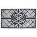 J & M Home Fashions J and M Home Fashions 7703 Medallion Granite Crumb Rubber Printed Flocked Doormat; 18 x 30 In. 6264741